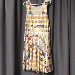 Emoji Skater dress